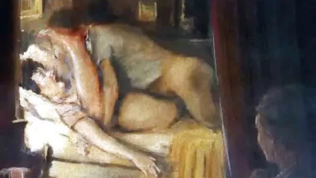 Le producteur film porno lesbien baise une blonde de 19 ans en bas rouges juste au casting